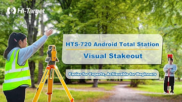 Tutorials | Visual stakeout of HTS-720 Android total station