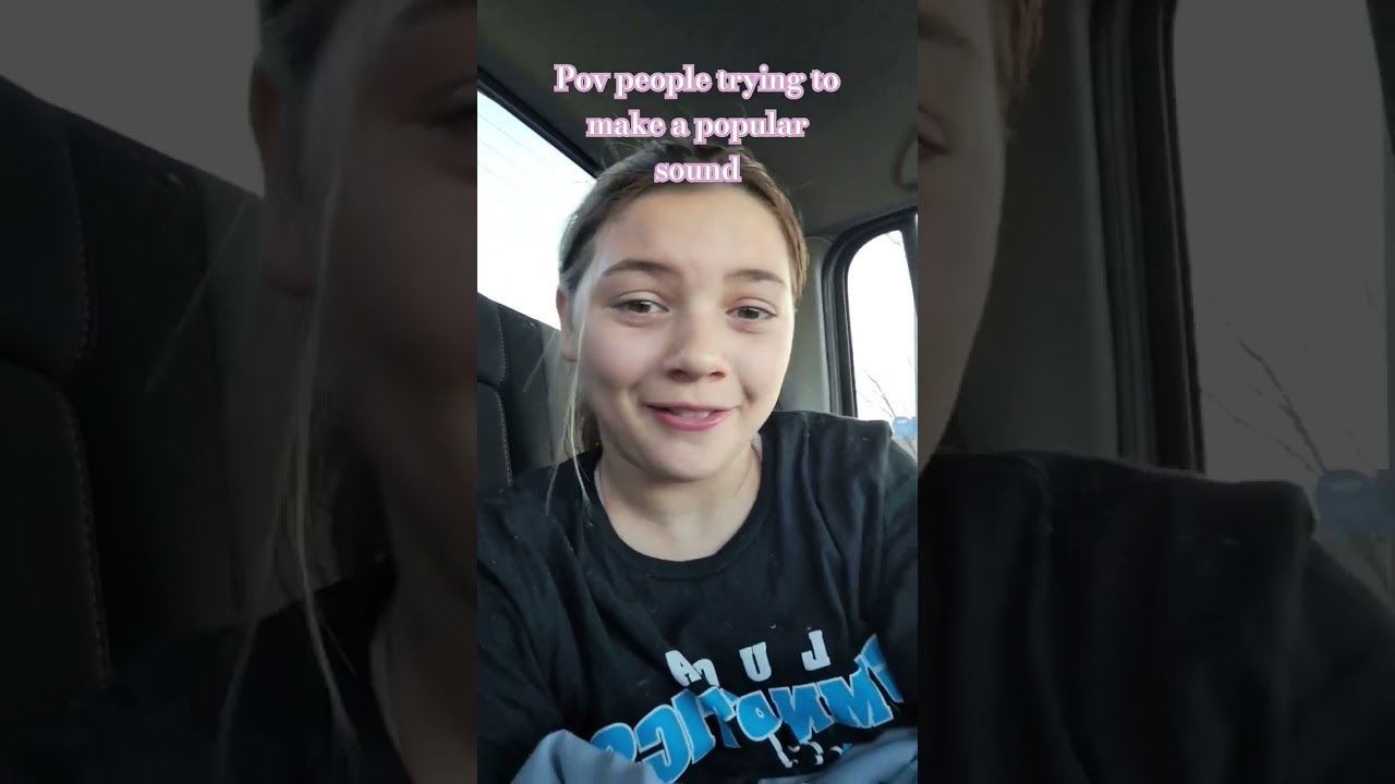 Pov People Trying To Make A Viral Sound Fyp Viralsound