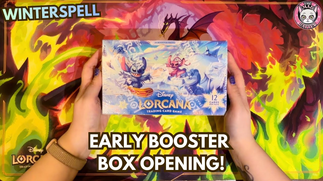 Открыл коробку с картой Lorcana Winterspell раньше времени (с потрясающими находками)!