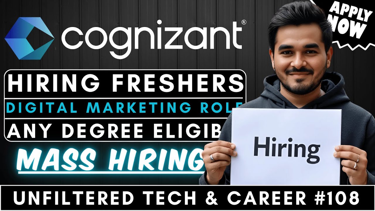 Cognizant Hiring Freshers | Digital Marketing Jobs | Any Degree ...
