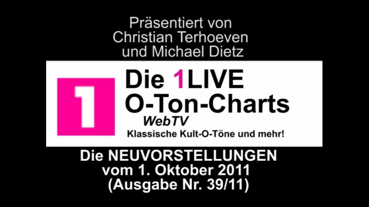 1LIVE OTonCharts Ausgabe des Monats Oktober 2011 YouTube