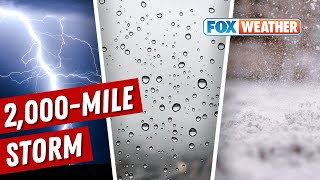2,000-Mile Winter Storm To Slam Northeast With Snow, Floods In South
