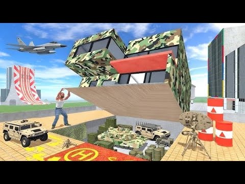 Franklin Found Secret Military Base inside House - INDIAN BIKES DRIVING 3D thumbnail