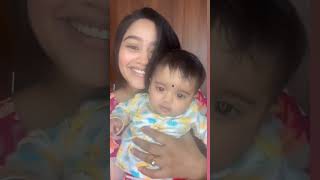 Cute Expression With Her Baby Girl Yuga