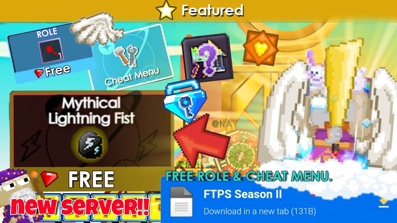 Server gtps baru ada rayman 10 far 1 hit gacha iotm omg