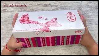 Mira lo que hago con esta caja de zapatos ♻️🎁decoupage DIY manualidades faciles