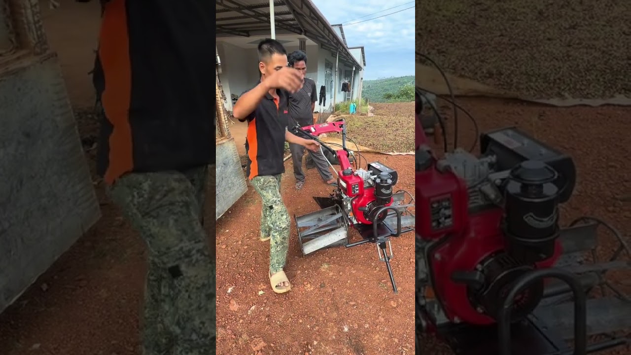 M&aacute;y đảo c&agrave; ph&ecirc; quả #anhthovuitinh  #nongnghiep #caphevietnam   #maydaocaphe