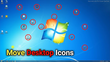 How To Move Desktop Icons In Windows 7/8/10 | Auto Arrange Desktop Icons In Windows 7 #rathamukhi