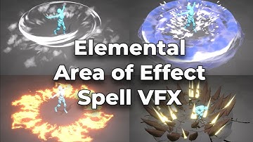 Elemental Area of Effect Spells Unity Engine Asset