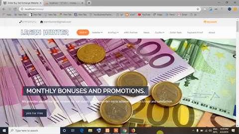 dollar buy sell exchange web aplication by php laravel | #Money #Exchange