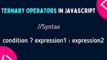 Ternary Operator in depth TCS interview question for React JS Developer