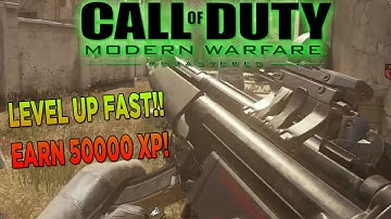 COD 4 REMASTERED HOW TO LEVEL UP FAST!! - RANK UP FAST & BECOME PRESTIGE MASTER!!
