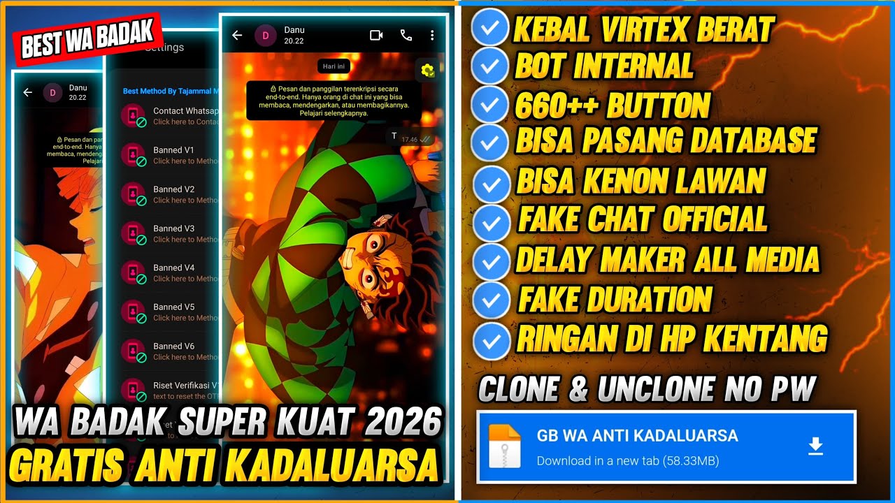 👑[𝐖𝐀 𝐁𝐀𝐃𝐀𝐊 𝐆𝐑𝐀𝐓𝐈𝐒 𝐒𝐔𝐏𝐄𝐑 𝐊𝐔𝐀𝐓 𝟐𝟎𝟐𝟔 🔥] 𝐂𝐋𝐎𝐍𝐄 & 𝐔𝐍𝐂𝐋𝐎𝐍𝐄 𝐖𝐇𝐀𝐓𝐒𝐀𝐏𝐏 𝐕𝐈𝐏 𝐀𝐍𝐓𝐈 𝐕𝐈𝐑𝐓𝐄𝐗