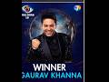 Bigg boss 19 winner 🏆🥇 Gaurav khanna 🧿😎 #gauravkhanna #biggboss #bigboss19 #shorts #trending