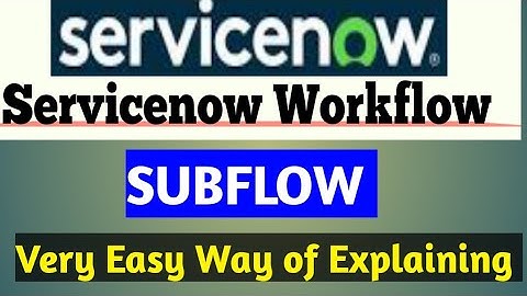 #servicenow workflow subflow is EASY || Subflow