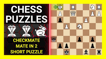 Chess Puzzles to Practice. Themes: Checkmate, Mate in 2, Short puzzle. Learn Chess
