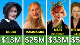 Meryl Streep’s Paycheck for Every Movie She’s Ever Made (Hit or Flop?)