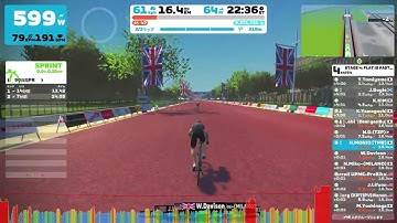 STAGE 4: FLAT IS FAST— London Classique (B) @20:11 JST -  goal sprint