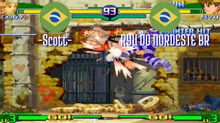 FT5 @sfa3: -Scott- (BR) vs RYU DO NORDESTE BR (BR) [Street Fighter Alpha 3 Fightcade] Mar 12