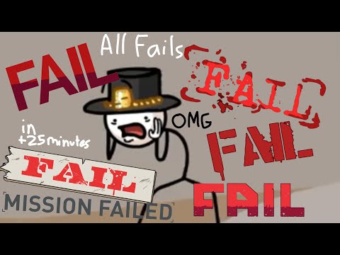 Видео: Henry Stickmin Collection | All Fails in +25 minutes + Green screen Fails | TheИick