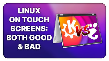 Linux on touchscreens: KDE wins! (+Tuxedo InfinityFlex 14)