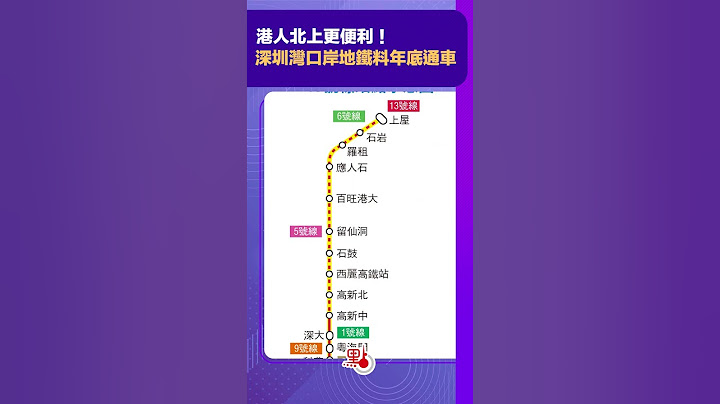 港人北上更便利！深圳灣口岸地鐵料年底通車｜@dotdotnews點新聞 #shorts