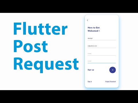 Flutter Post Request Example | Make Flutter Rest Api With Laravel PHP | Flutter API Call Sign Up