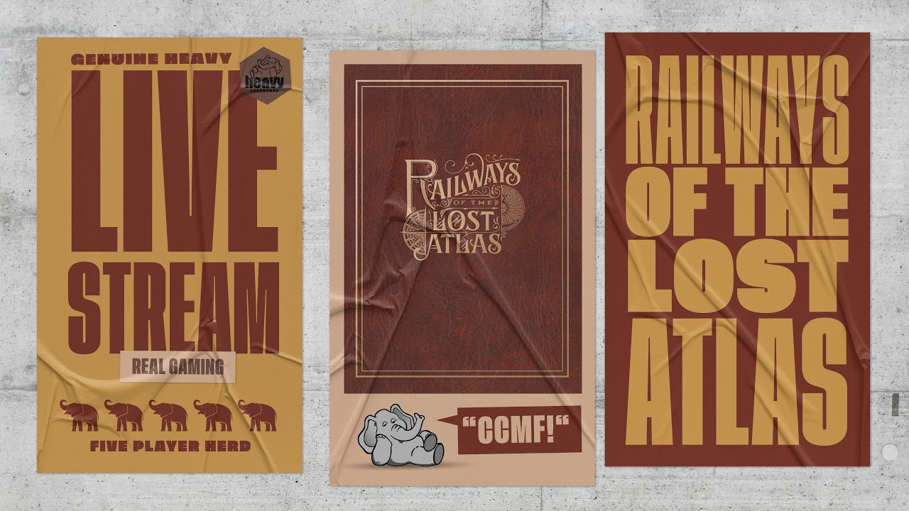 Railways of the Lost Atlas - 4p Play-through, & Roundtable Discussion by Heavy Cardboard