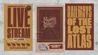Railways of the Lost Atlas - 4p Play-through, & Roundtable Discussion by Heavy Cardboard