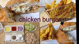 Chicken Burger L Different L Rj Cooking House