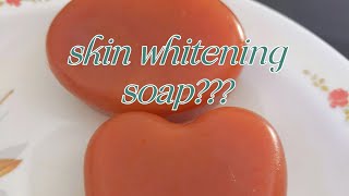 ..tomato soap...skin whitening soap?