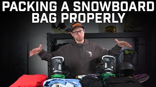 How To Pack Your Snowboard Bag For A Trip