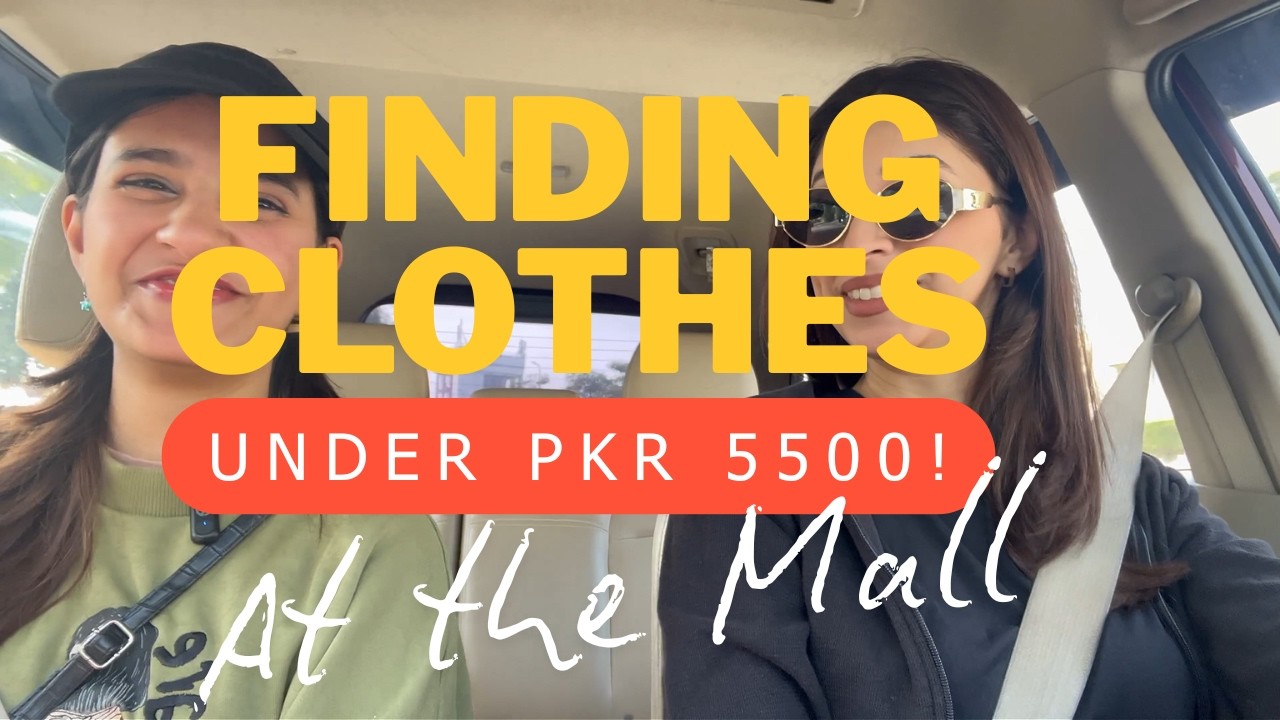 Finding clothes under PKR 5500 for summers | Mall Vlog
