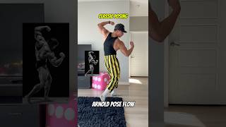 Arnold Pose Tutorial #bodybuilding #classicphysique  #physique #bodybuildinglife