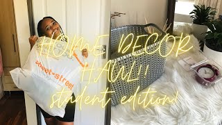 AFFORDABLE DECOR HAUL\/ University edition\/\/ Student life\/\/ South African YouTuber