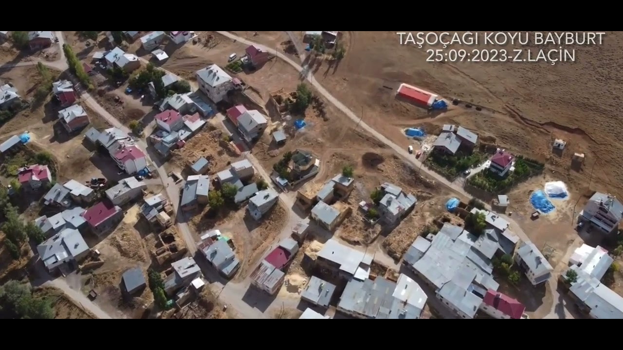 Taşoçağı köyü Bayburt sonbahar