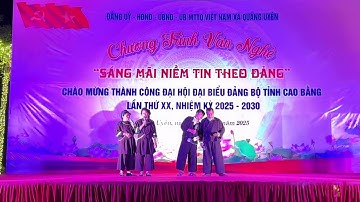 Hèo phưn “Chúc mừng Đại hội Đảng bộ tỉnh” - xóm Pác Rằng