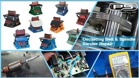 How to Repair Oscillating Belt & Spindle Sander || Clark COEBS1, Triton TSPST450 and Many Others
