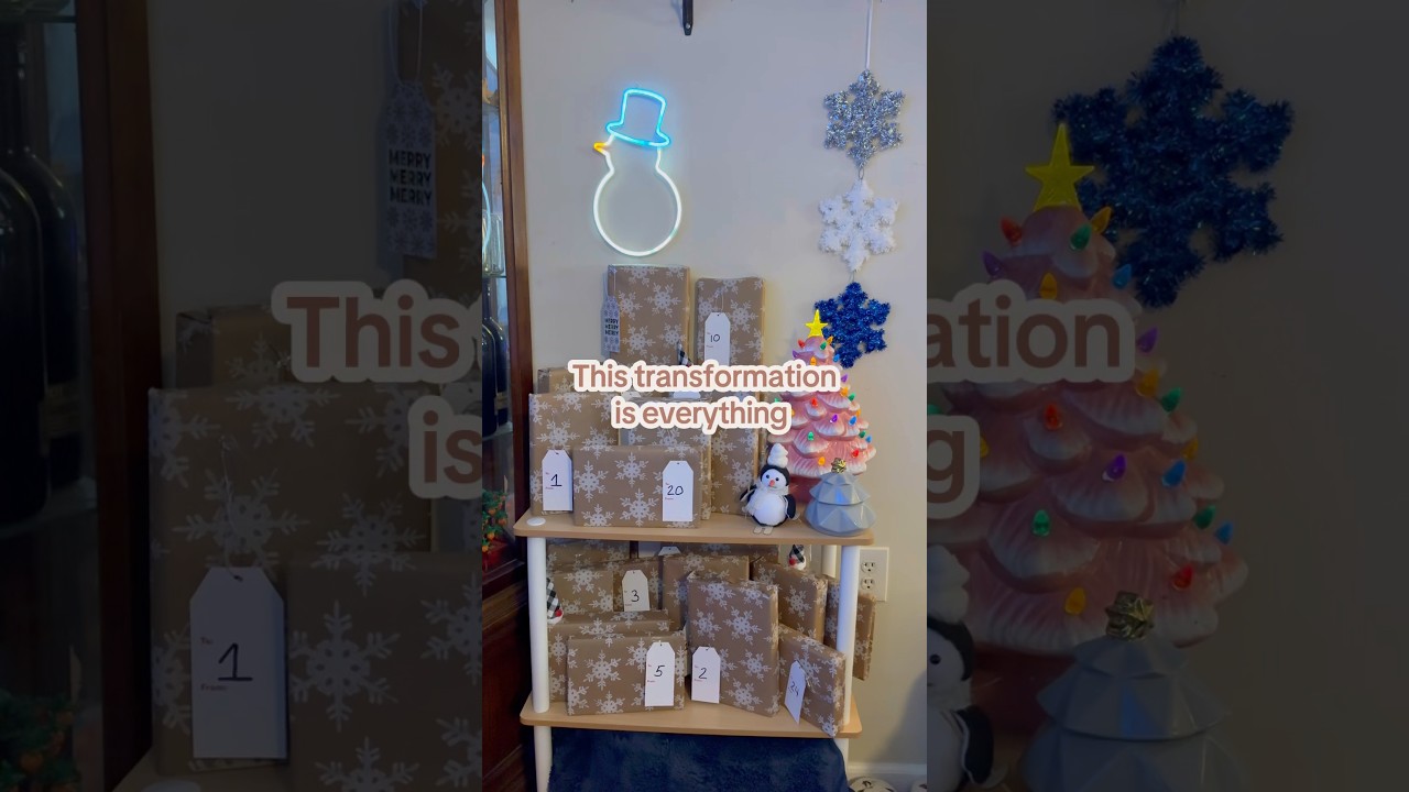 Book advent calendar transformation 