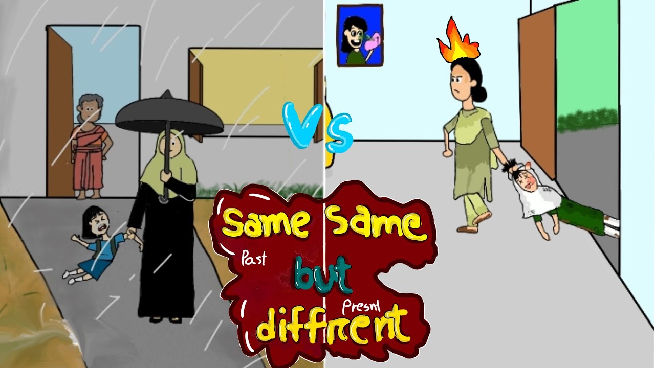Same same  but different / অতীত Vs বর্তমান / Bangla cartoon / HRS ALL VIDEO
