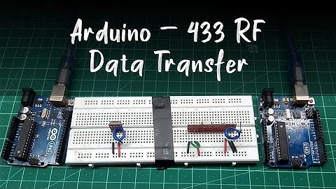 Arduino 433 RF Data Transfer Tutorial | Sdev_Electronics