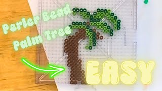 How to Make a Palm Tree With Perler Beads! 🌴 EASY