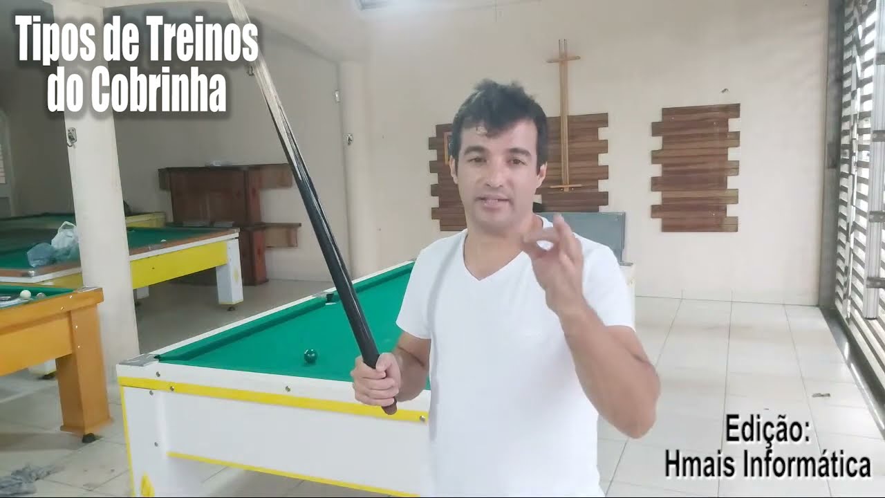 COBRINHA DA SINUCA TREINANDO, Dicas de sinuca e Treino