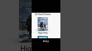 High Poly Visual Artstyle explained! 🔥 #explained #games #gamedev #gameart