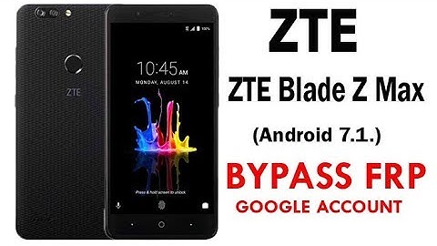 ZTE Blade Z Max (Z982) (Android 7.1.1) FRP/Google Lock Bypass without PC