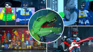 All Batcave Secrets + Interactions &amp; 100% Rewards - LEGO Batman Legacy of the Dark Knight