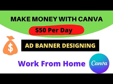 Make money canva selling templates | Make money selling templates | how to make ad banner from canva