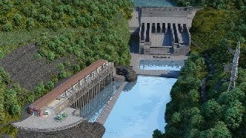 Dam 3d animation, Subansiri dam , NHPC 3d Animation Walkthrough, Dam 3d Walkthrough Animation
