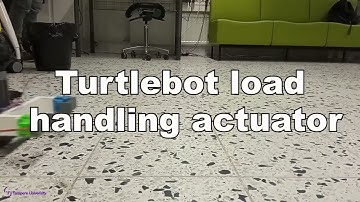 Turtlebot with load handling actuator