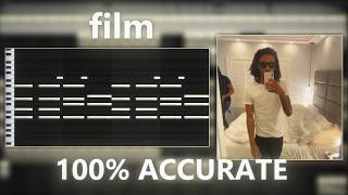 *PRESET FOUND* How "film" by 1oneam was made in FL Studio